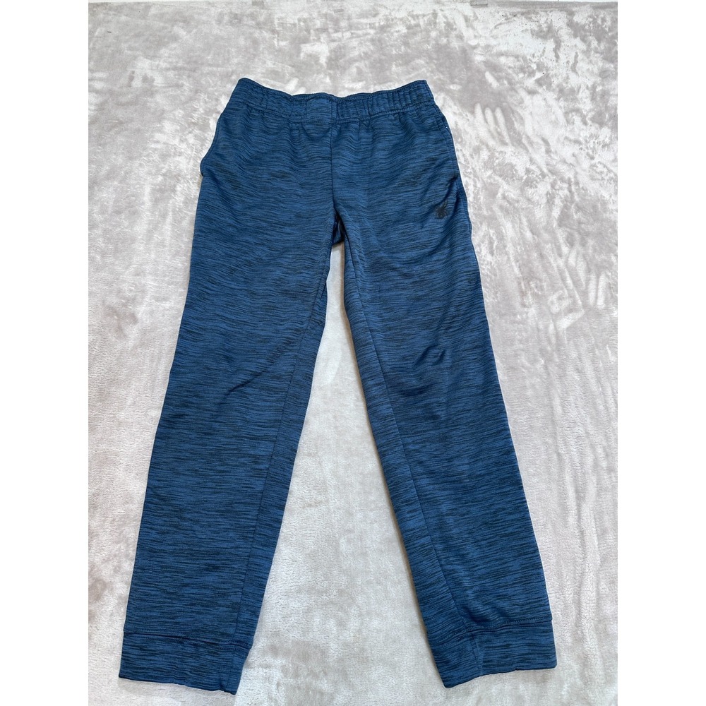 Spyder Sweatpants Boys Size XL (18/20) Heathered Blue Pockets Straight Leg EUC